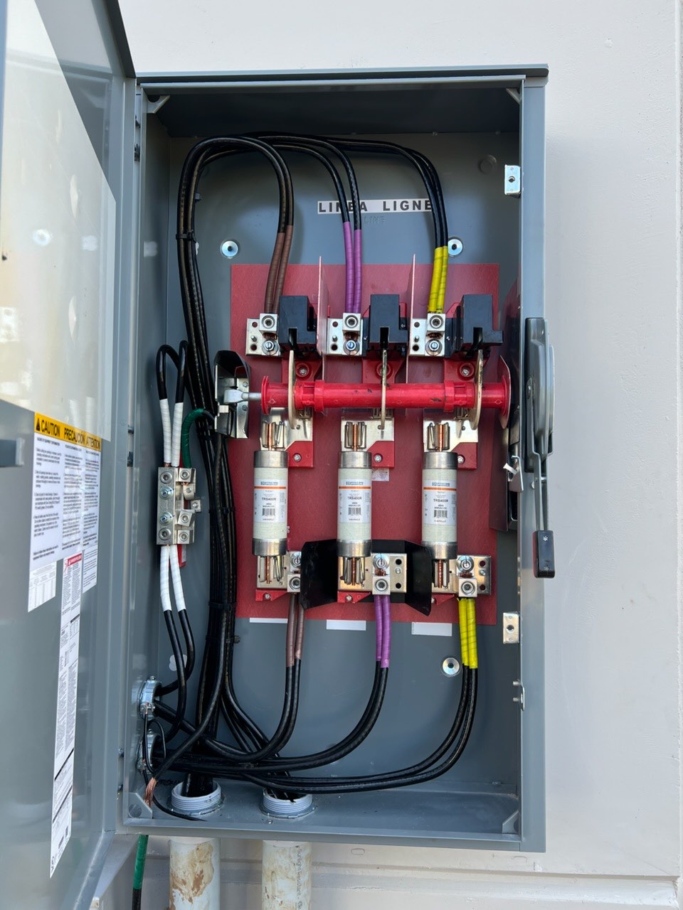 Panel and breaker distribution wired by VCG Electrical