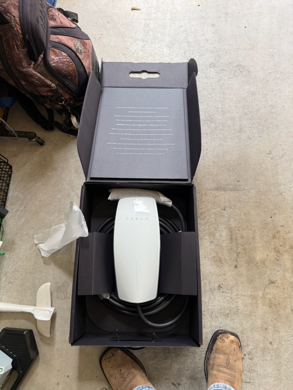 Level 2 home EV charger installed by VCG Electrical in Houston