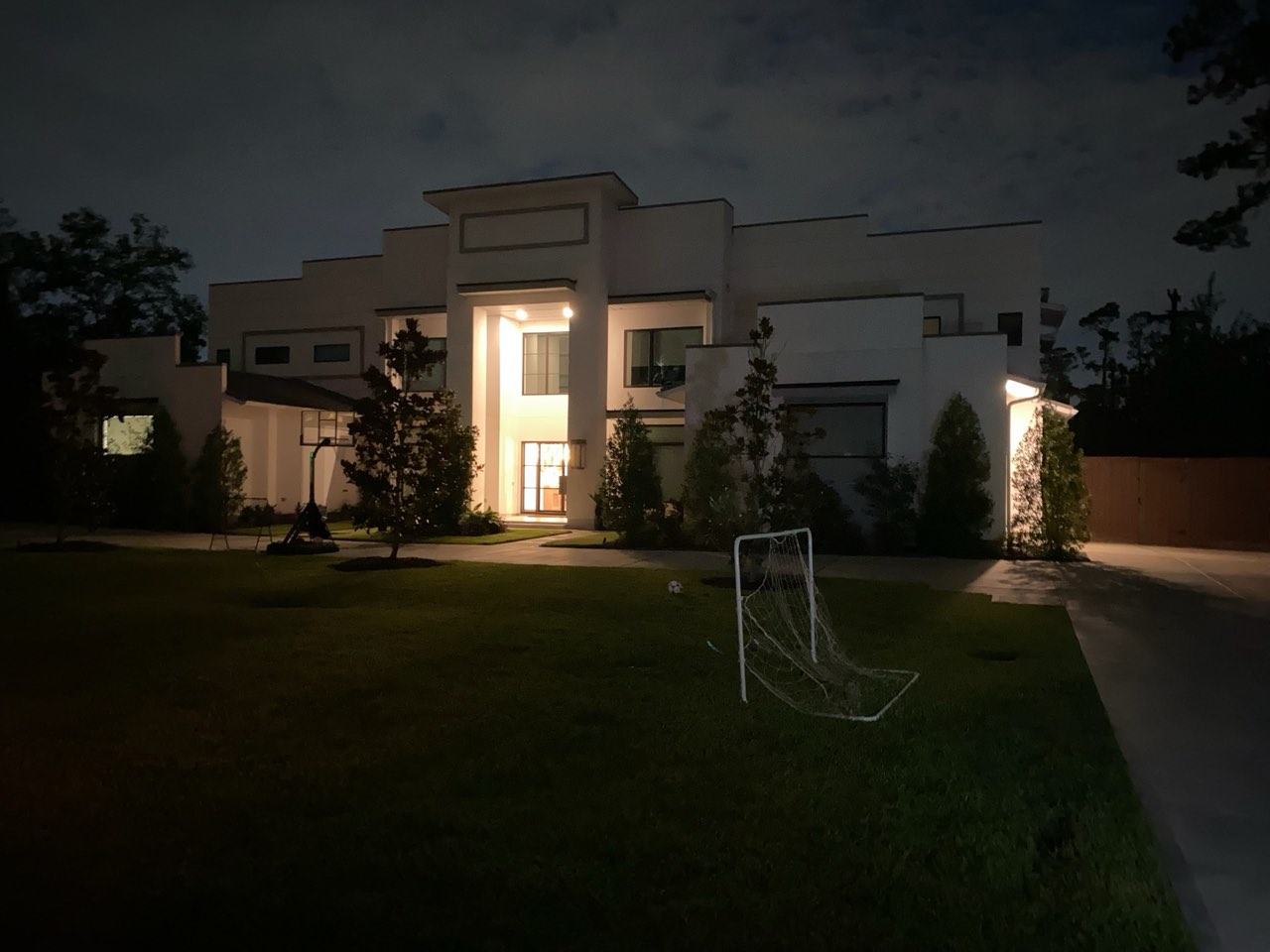 Outdoor and landscape lighting installed by VCG Electrical in Houston
